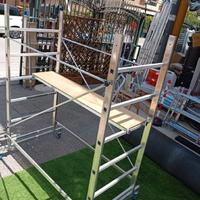 trabattello alluminio ad alto 1.8 MT base 100x155