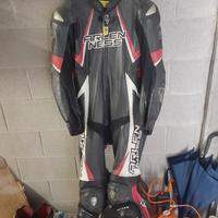 tuta moto intera + stivali pista