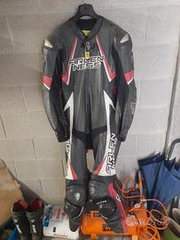 tuta moto intera + stivali pista