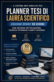 Planner Tesi di Laurea scientifico