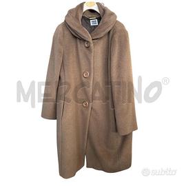 CAPPOTTO D PER TE KRIZIA TABACCO ALPACA LANA