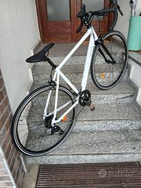 Bici da corsa EDR EASY VAN RYSEL bianca