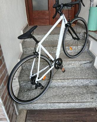 Bici da corsa EDR EASY VAN RYSEL bianca