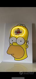 Quadro led homer simpson