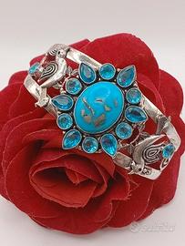 bracciale manica argento 925 Navajo nativi america