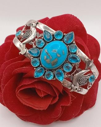 bracciale manica argento 925 Navajo nativi america