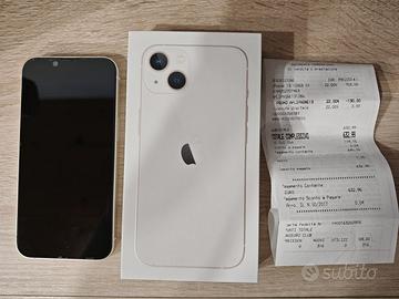 Iphone 13 bianco, 128 GB