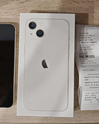 Iphone 13 bianco, 128 GB