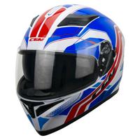 CASCO MOTO INTEGRALE CGM SPEED RACER BLU/ROSSO