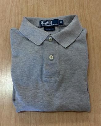 Polo Ralph Lauren uomo Mis. M Slim fit grigio