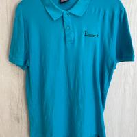 Polo uomo M azzurra celeste Lonsdale usata