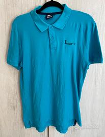 Polo uomo M azzurra celeste Lonsdale usata