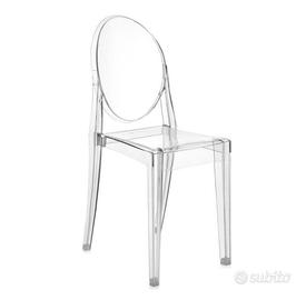4 sedie originali Kartell Victoria Ghost comenuove