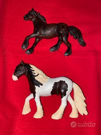 Coppia Cavalli da collezione schleich