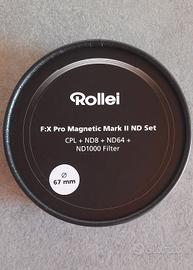 set di filtri ND Magnetici 67 mm Rollei F. Nuovi 