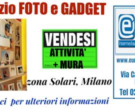 348/23 Negozio FOTO e GADGET, mura e attività