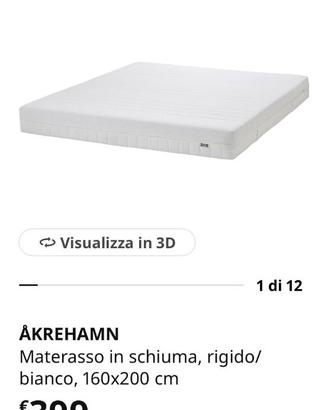 MATERASSO MATRIMONIALE 160X200