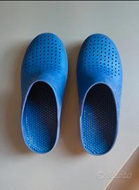 zoccoli calzuro blu