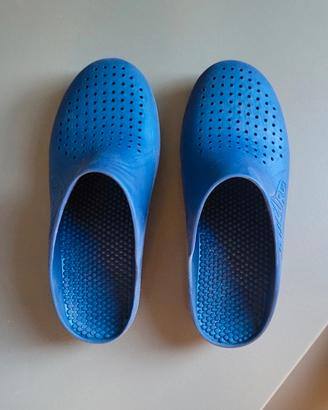 zoccoli calzuro blu