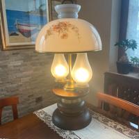 Lampada da tavolo arte povera