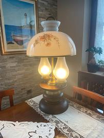 Lampada da tavolo arte povera