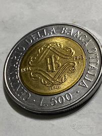 500 lire Centenario Banca D’Italia