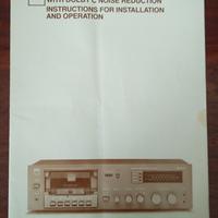 Manuale utente deck NAD 6050