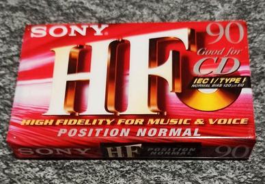 Audiocassette SONY nuove e sigillate