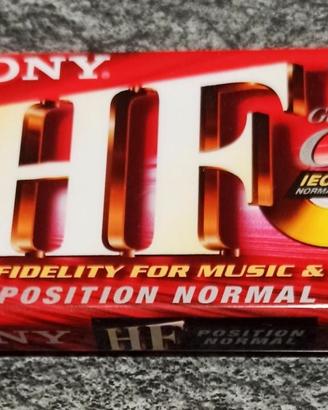 Audiocassette SONY nuove e sigillate