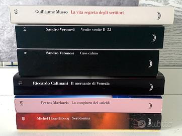 6 libri edizioni Nave di Teseo
