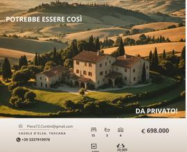 Casa di campagna toscana nel sonno incantato