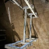 Porta barrique zincato