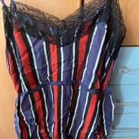 Canottiera a righe zara