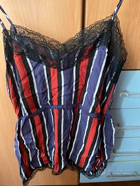 Canottiera a righe zara