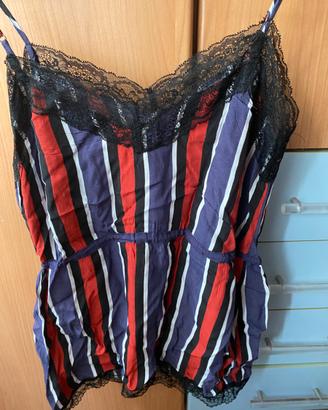 Canottiera a righe zara