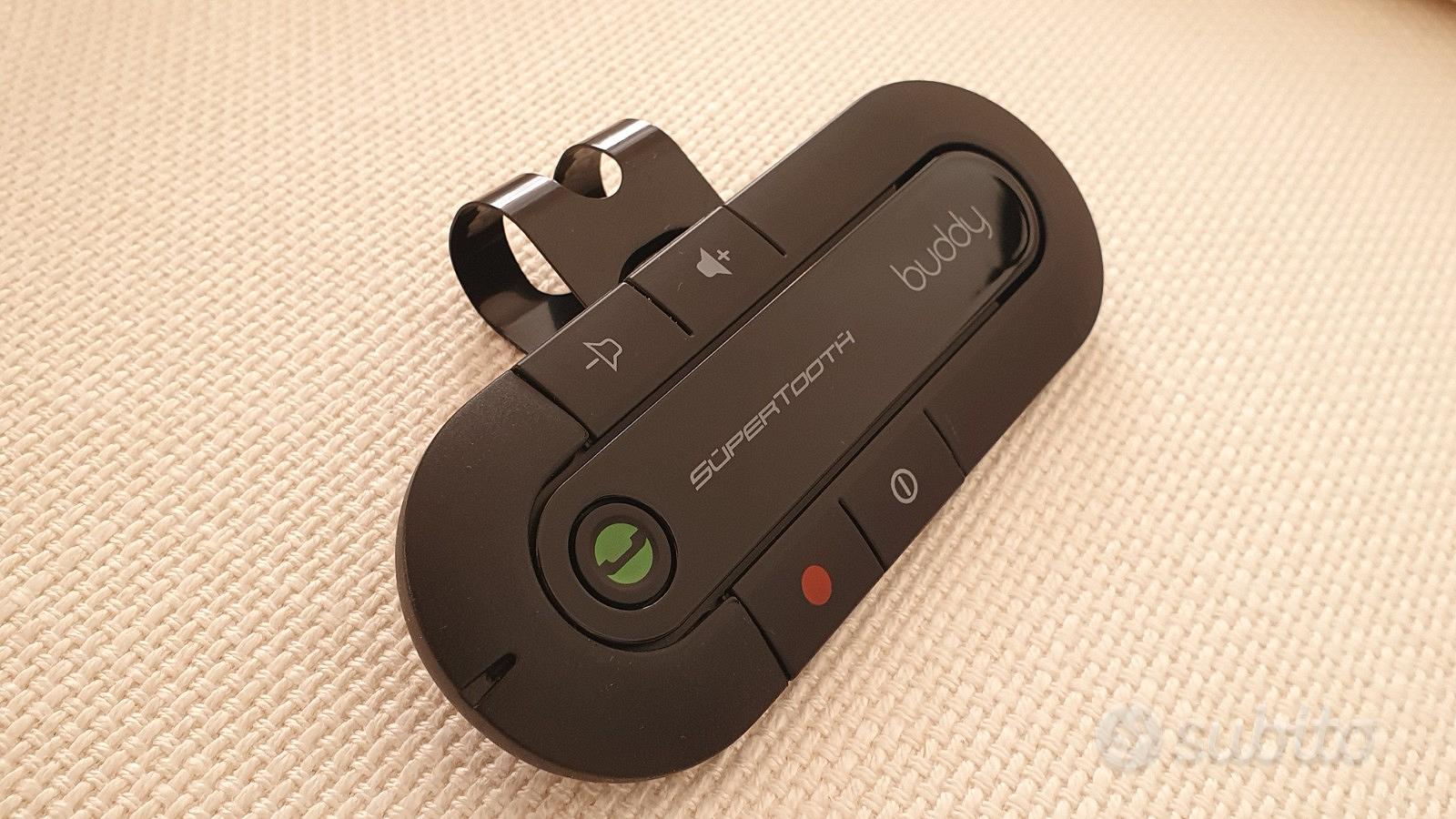Vivavoce Bluetooth Supertooth Buddy - Per Auto, Con Clip Magnetica E Comandi Vocali