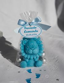 Candela a forma LeoncinoBomboniera Personalizzata 