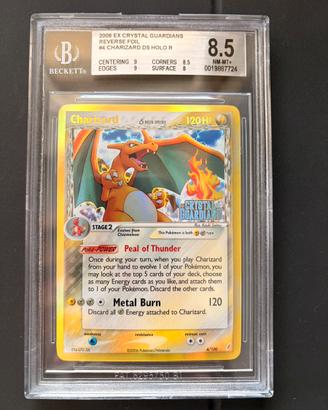 Charizard ex crystal guardians STAMPED BGS 8.5