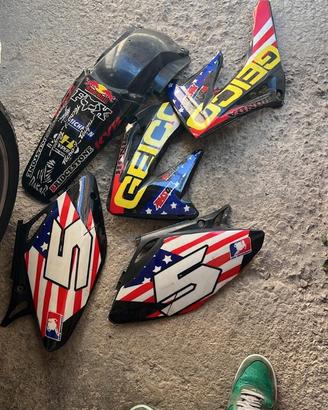 scarico crf 450 - plast geico - statore luci cr125
