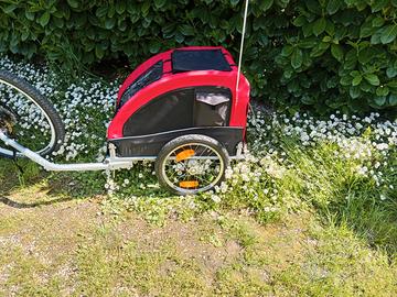 carrello bici per cani 