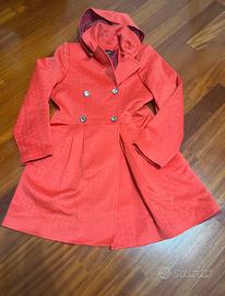 Cappotto orange con cappuccio