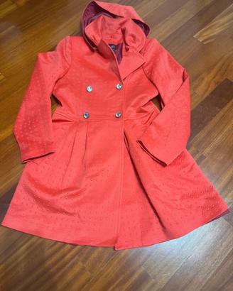 Cappotto orange con cappuccio