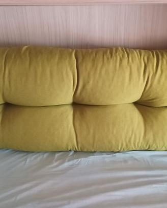 2 CUSCINI SPALLIERA LETTO