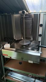 machinetta per kebab lotus  piu coltello elettrico