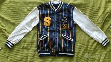giacca cotone stile college bimbo