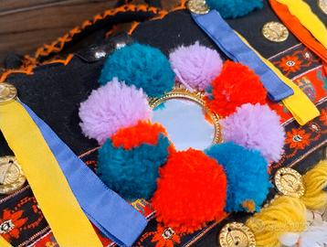 Borsa Coffa siciliana lavorata a mano 48x25x42cm