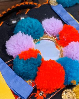 Borsa Coffa siciliana lavorata a mano 48x25x42cm