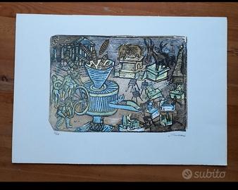 Xilografia Originale Mino Maccari