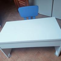 Panca Smastad e sedia Ikea per bambini