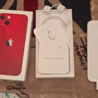 scatola iphone 13 512 gb red